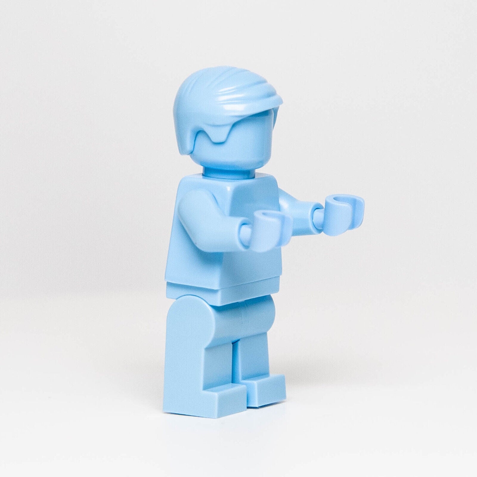 NEW LEGO Everyone is Awesome Bright Light Blue Monochrome Minfigure (tls108) - StudBee