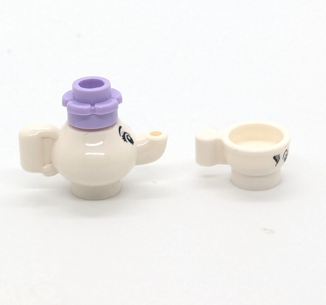 New LEGO Disney Princess Minifigure - Mrs. Potts & Chip (dp077) 43196 Belle - StudBee