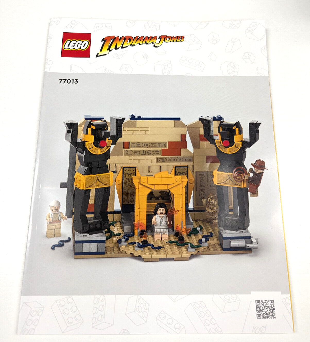 Lego -Instruction Manual Only - 77013 Indiana Jones: Raiders Ark:  Lost Tomb - StudBee