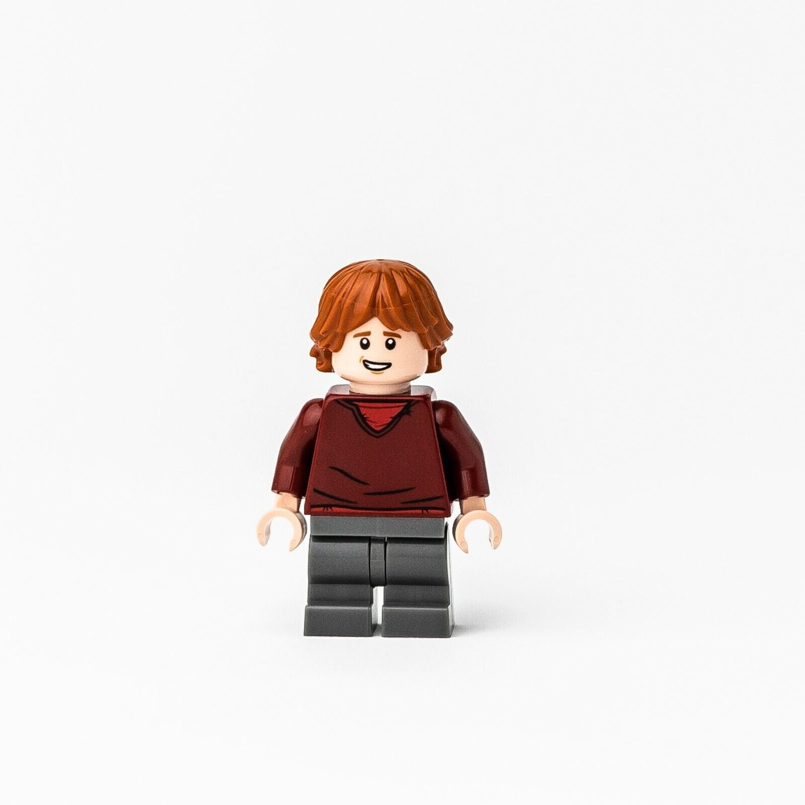 New LEGO Harry Potter Minifigure - Ron Weasley, Dark Red Sweater (hp180) Azkaban - StudBee
