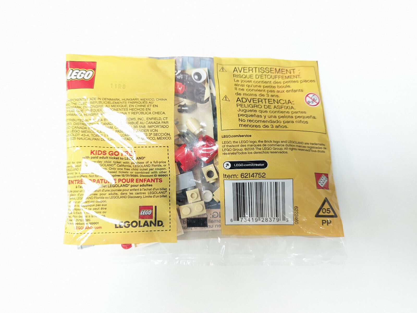 LEGO Creator Cute Pug Polybag Dog and Fire Hydrant 30542 Retired - StudBee
