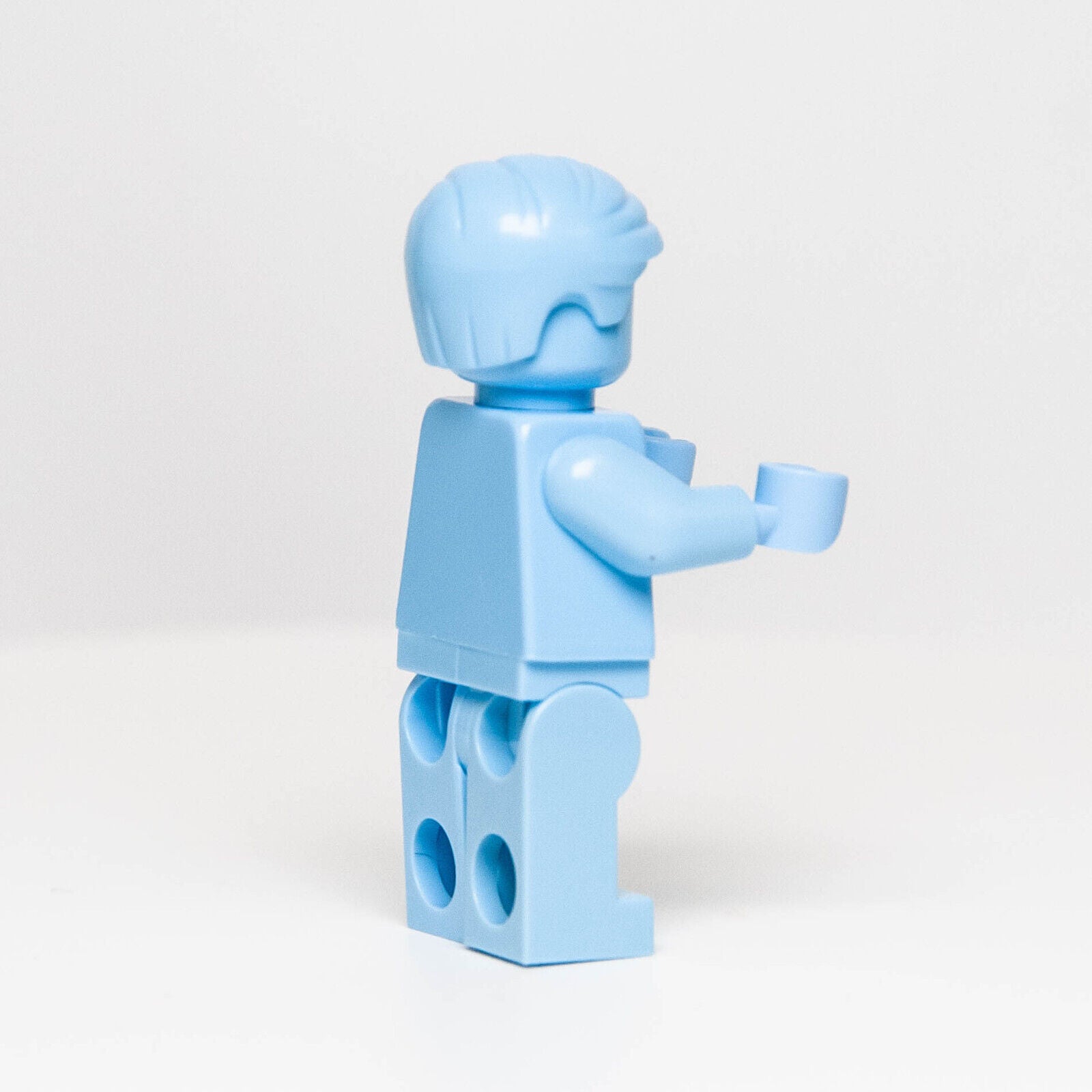 NEW LEGO Everyone is Awesome Bright Light Blue Monochrome Minfigure (tls108) - StudBee