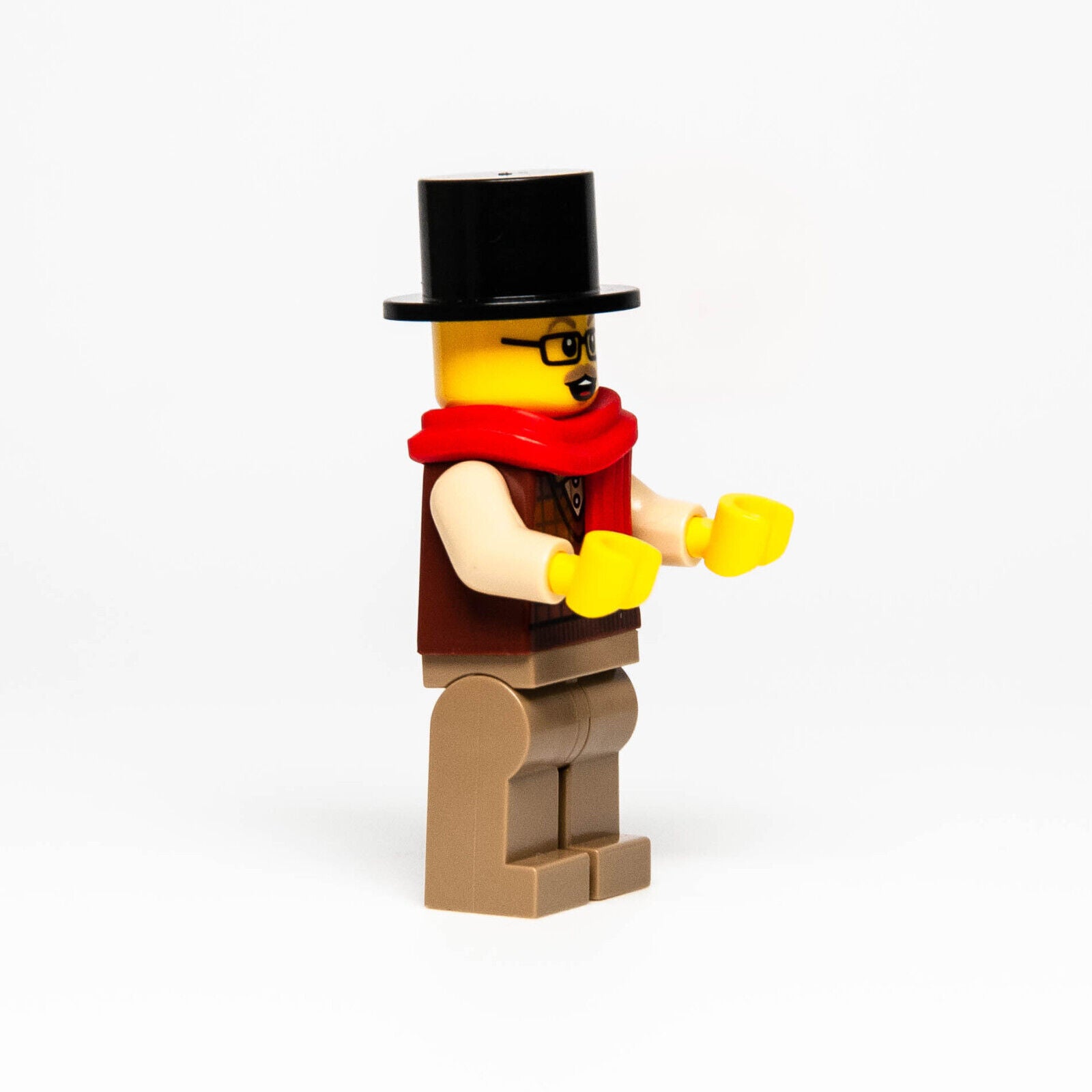 New LEGO City Minifigure: Top Hat Tom (hol249) 60303 Holiday Winter Village (wtr