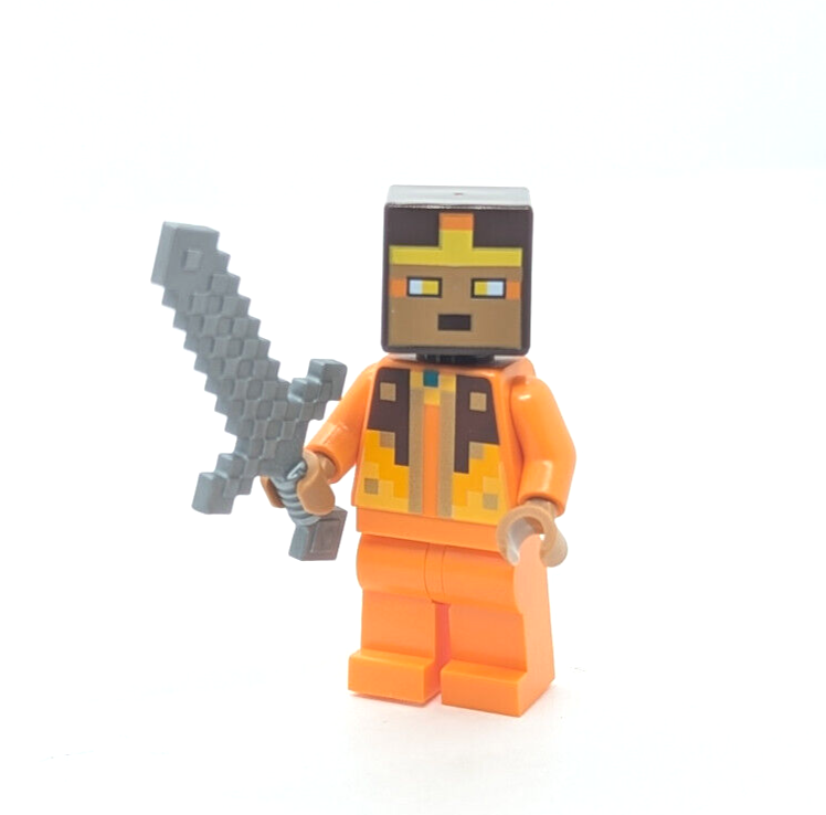 New LEGO Minecraft Orange Hero Minifigure & TNT Launcher 662406 Golden Knight - StudBee