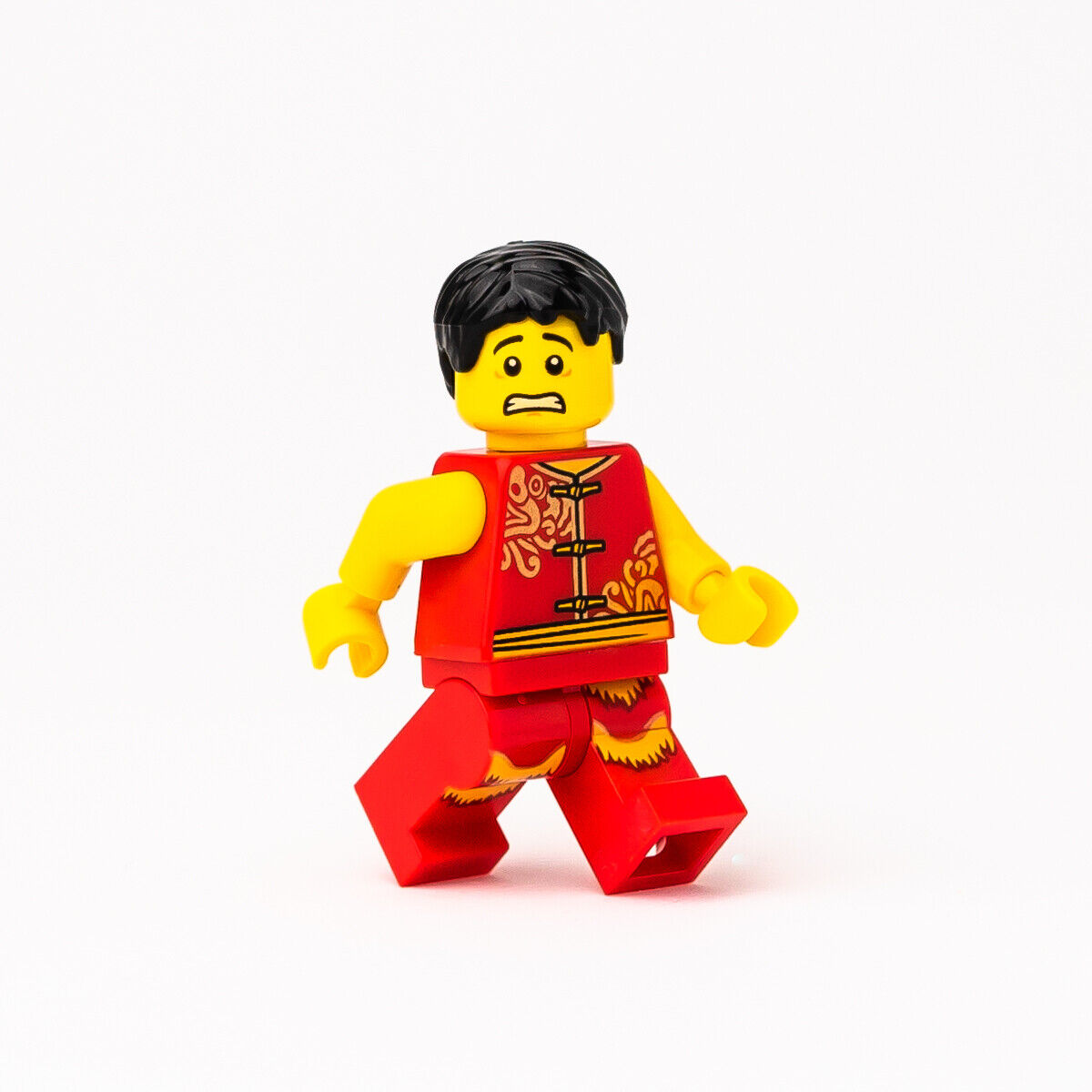 New LEGO Chinese New Year Lion Dance w/ Gold Fringe Minifigure (hol178) 80104 - StudBee