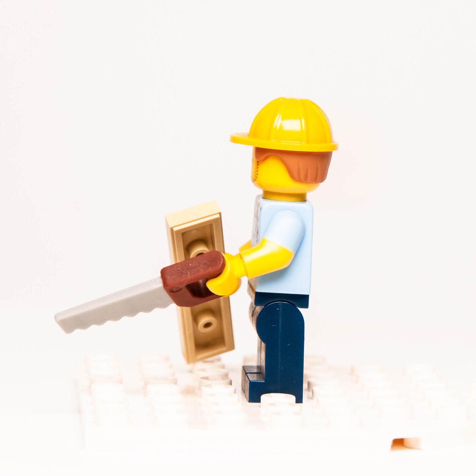 New LEGO CMF Series 13 Minifigure - Carpenter (col13-9) 71008 col203 Handyman - StudBee