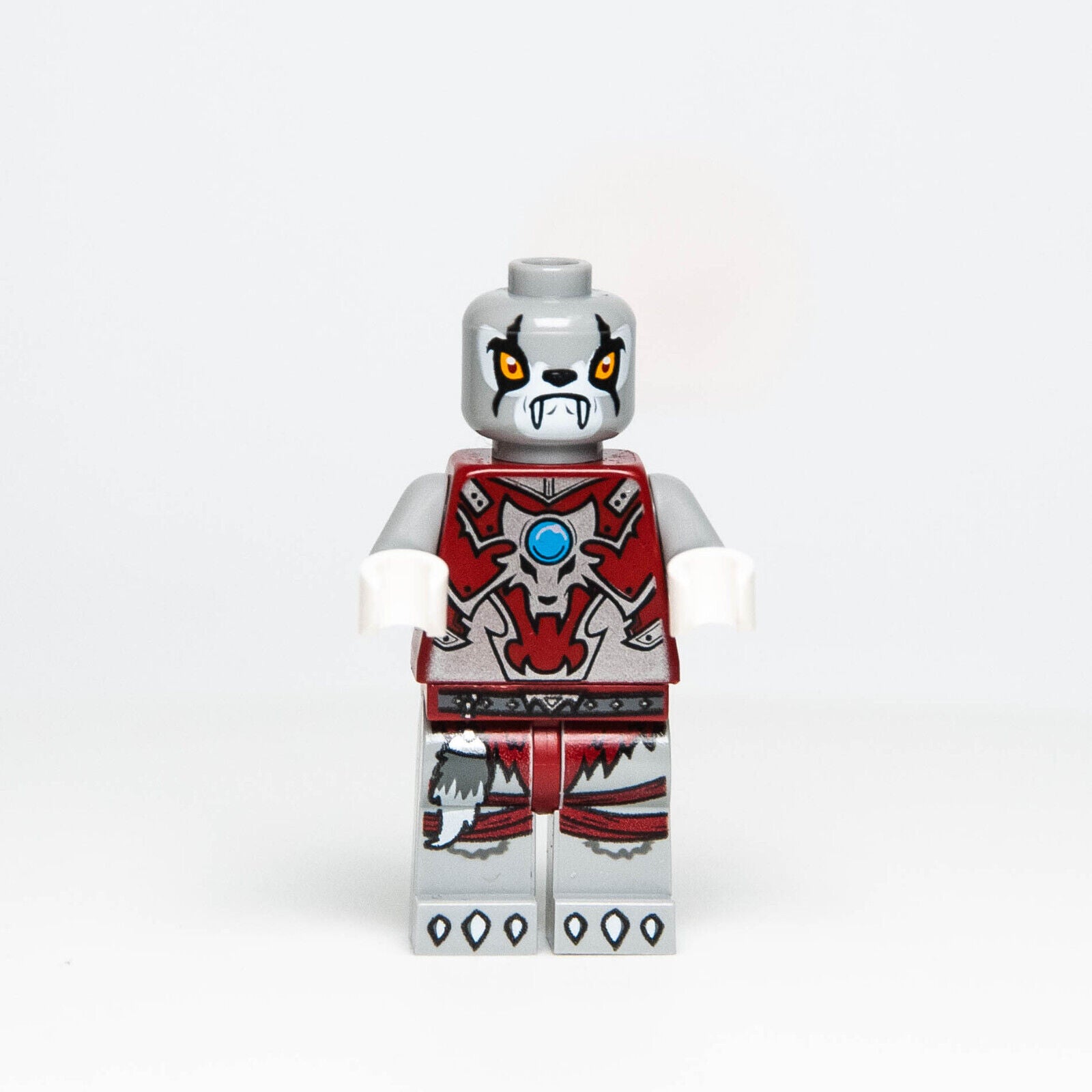 Lego Legends Of Chima Minifigure - Worriz - Gold Armor (loc052) 70127 Wolf Tribe