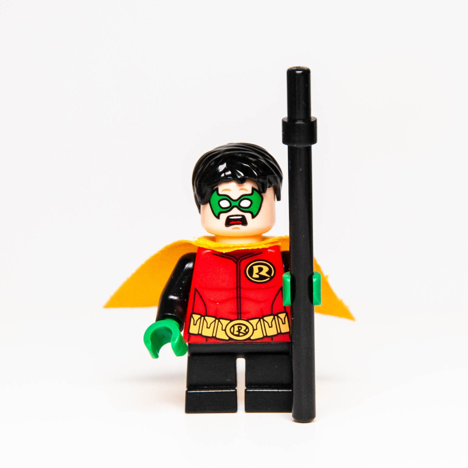 LEGO DC Minifigure - Robin w/ Green Hands 76013 sh091 Joker Steam Roller - StudBee