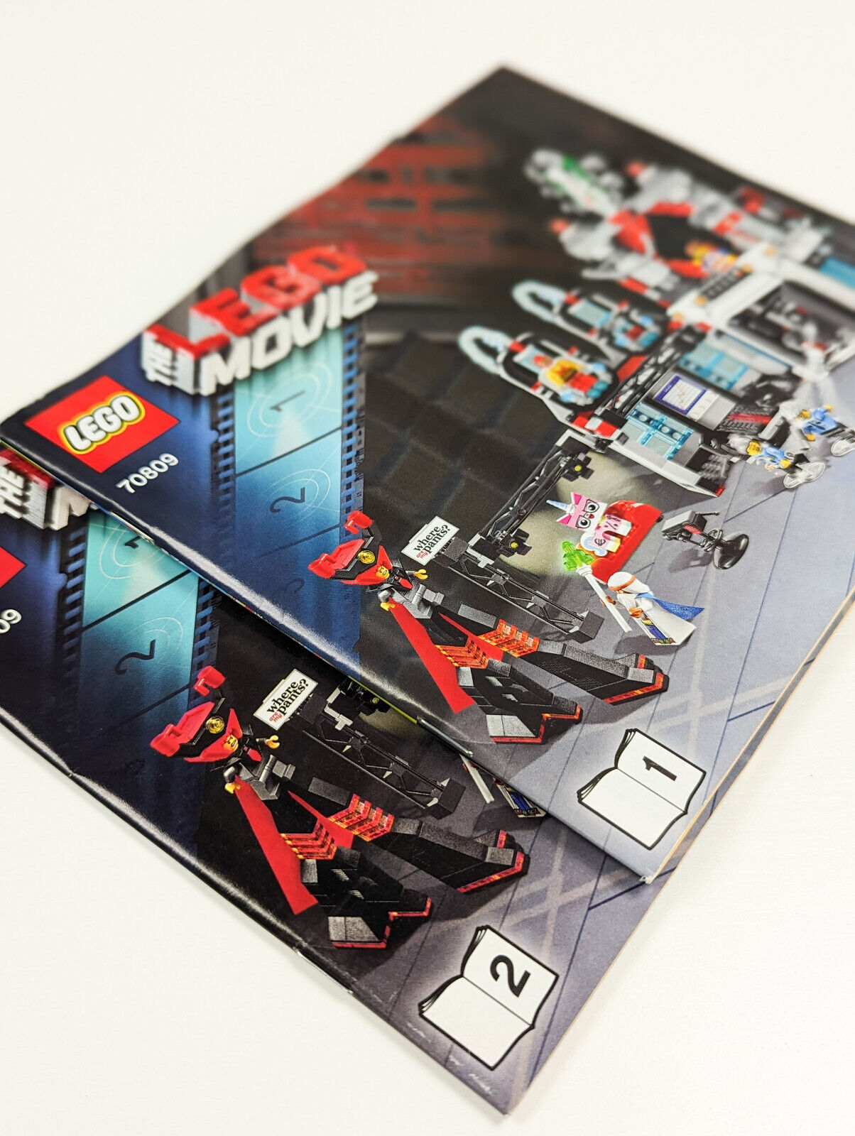 New LEGO 70809 Lego Movie Lord Business' Evil Lair -Building -Instruct