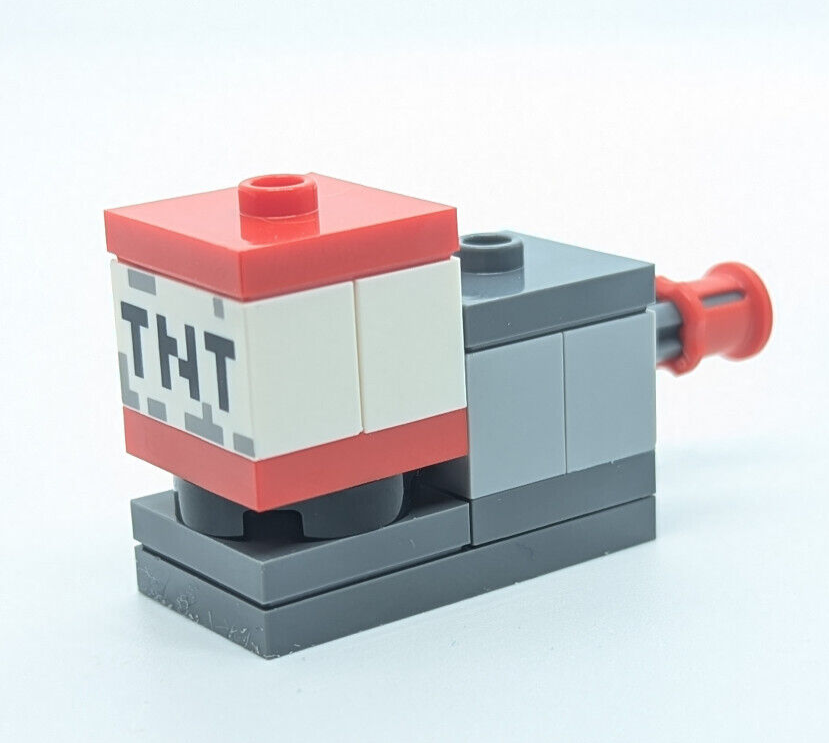 New LEGO Minecraft Orange Hero Minifigure & TNT Launcher 662406 Golden Knight - StudBee