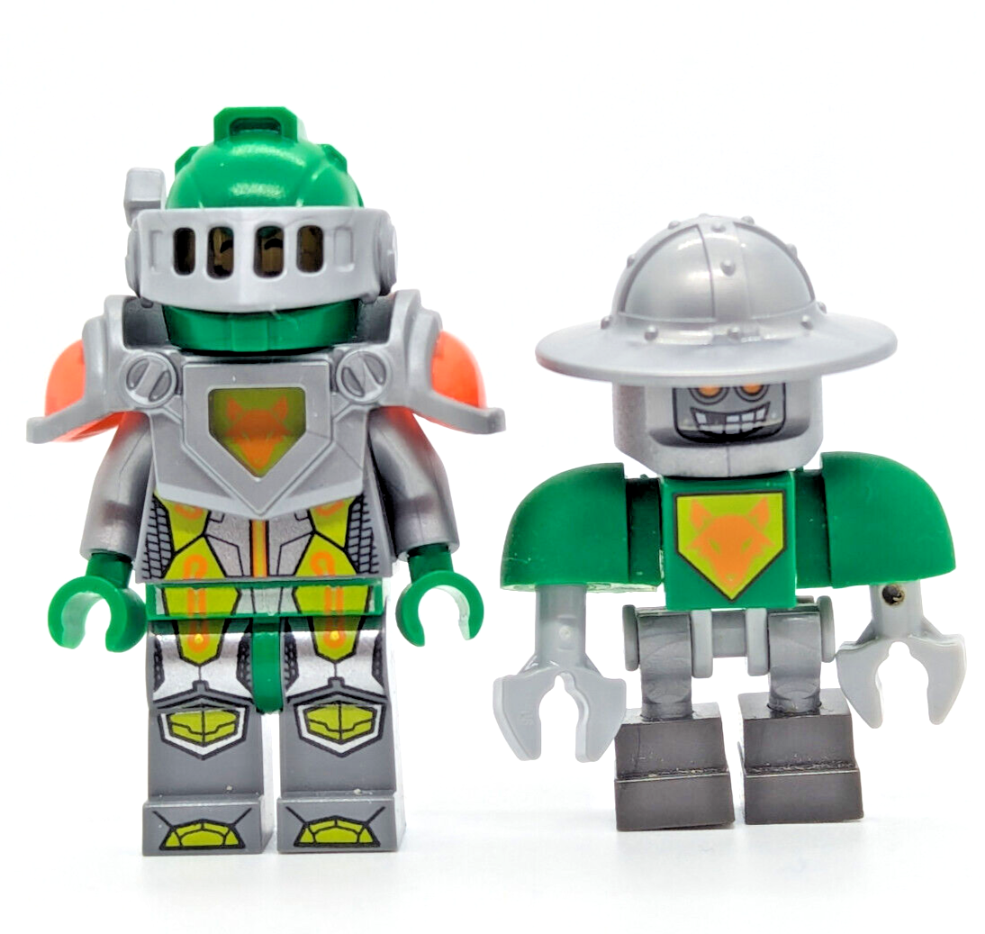 LEGO Nexo Knights Minifigure - Aaron & Bot (nex064 nex029) 70320 Aero Striker V2