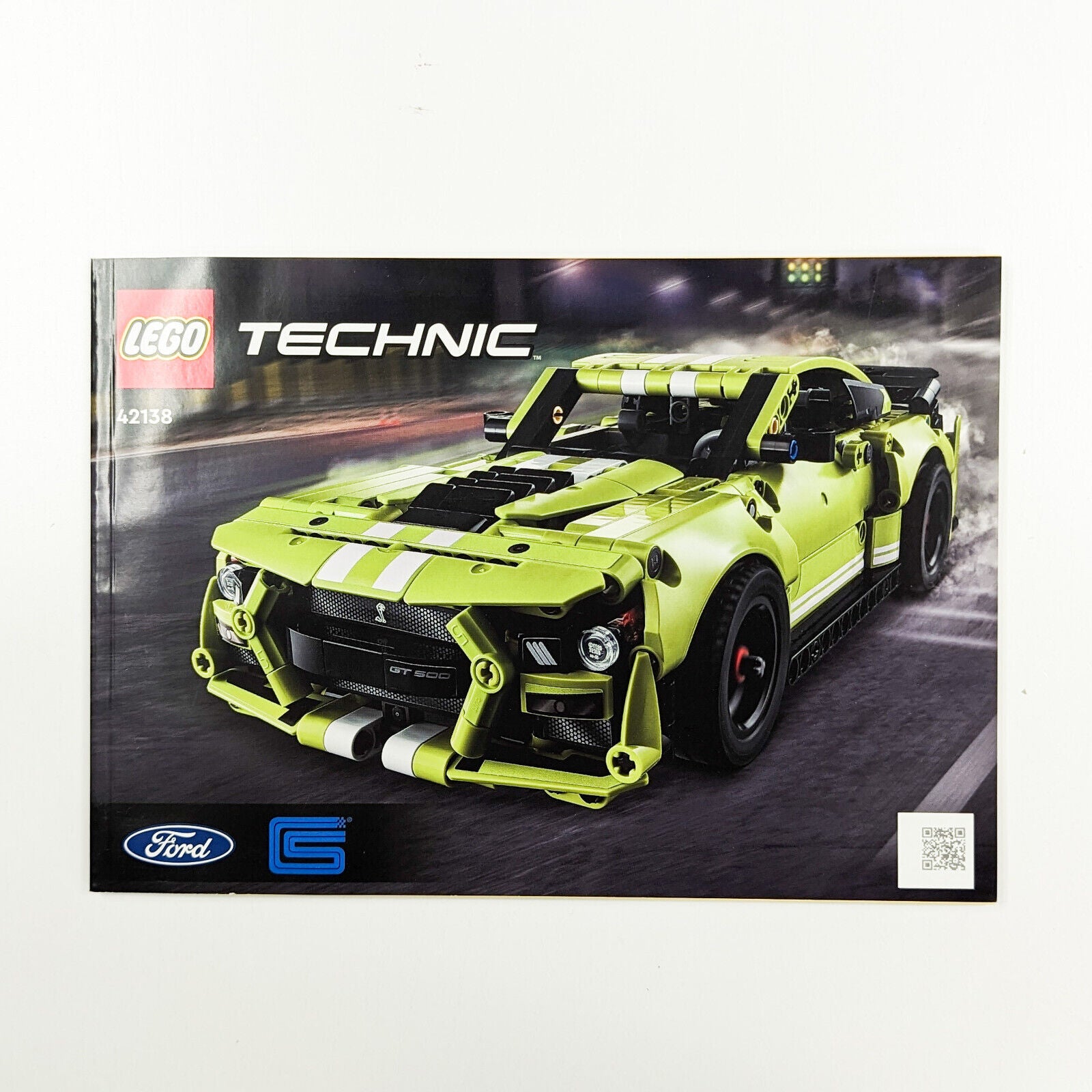 New LEGO Technic Ford Mustang Shelby GT500 42138 BOOKLET ONLY - StudBee