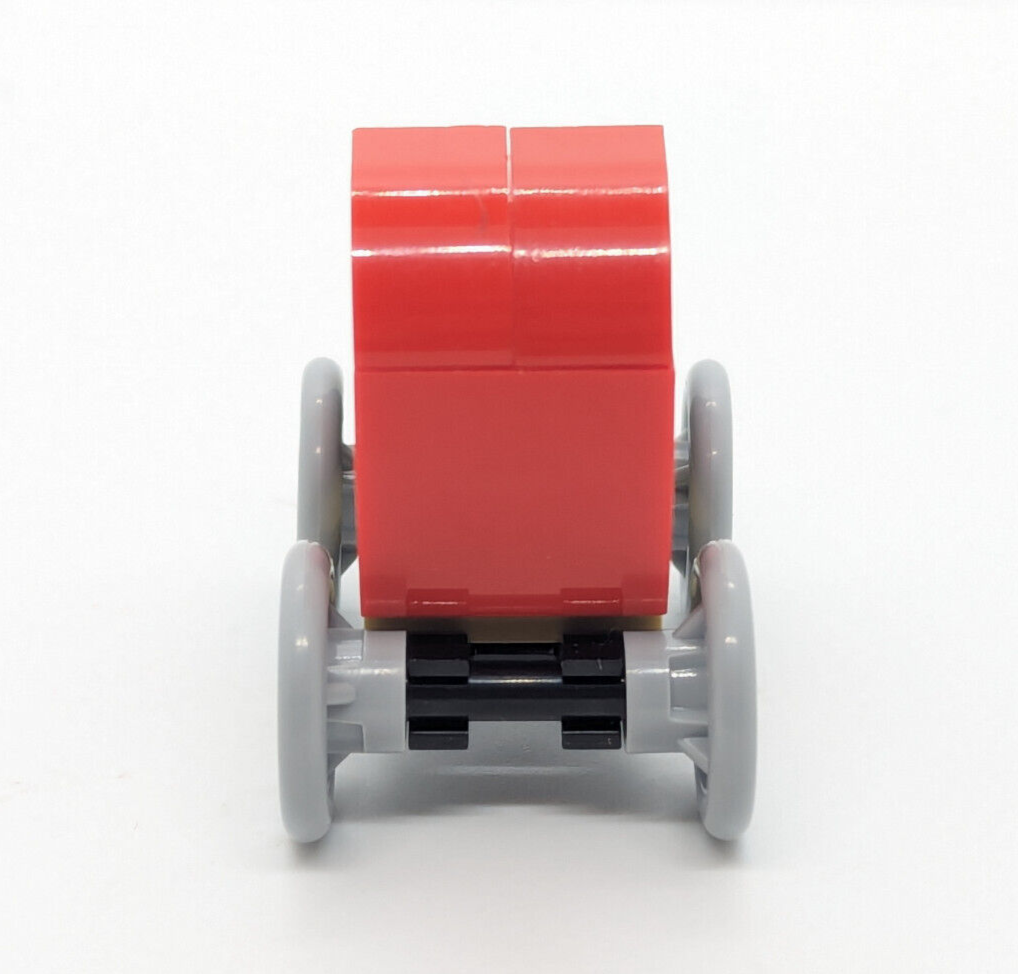 LEGO Minifigure Red Stroller - Baby Boy Girl Infant Sitter Shower 10255 Pram - StudBee