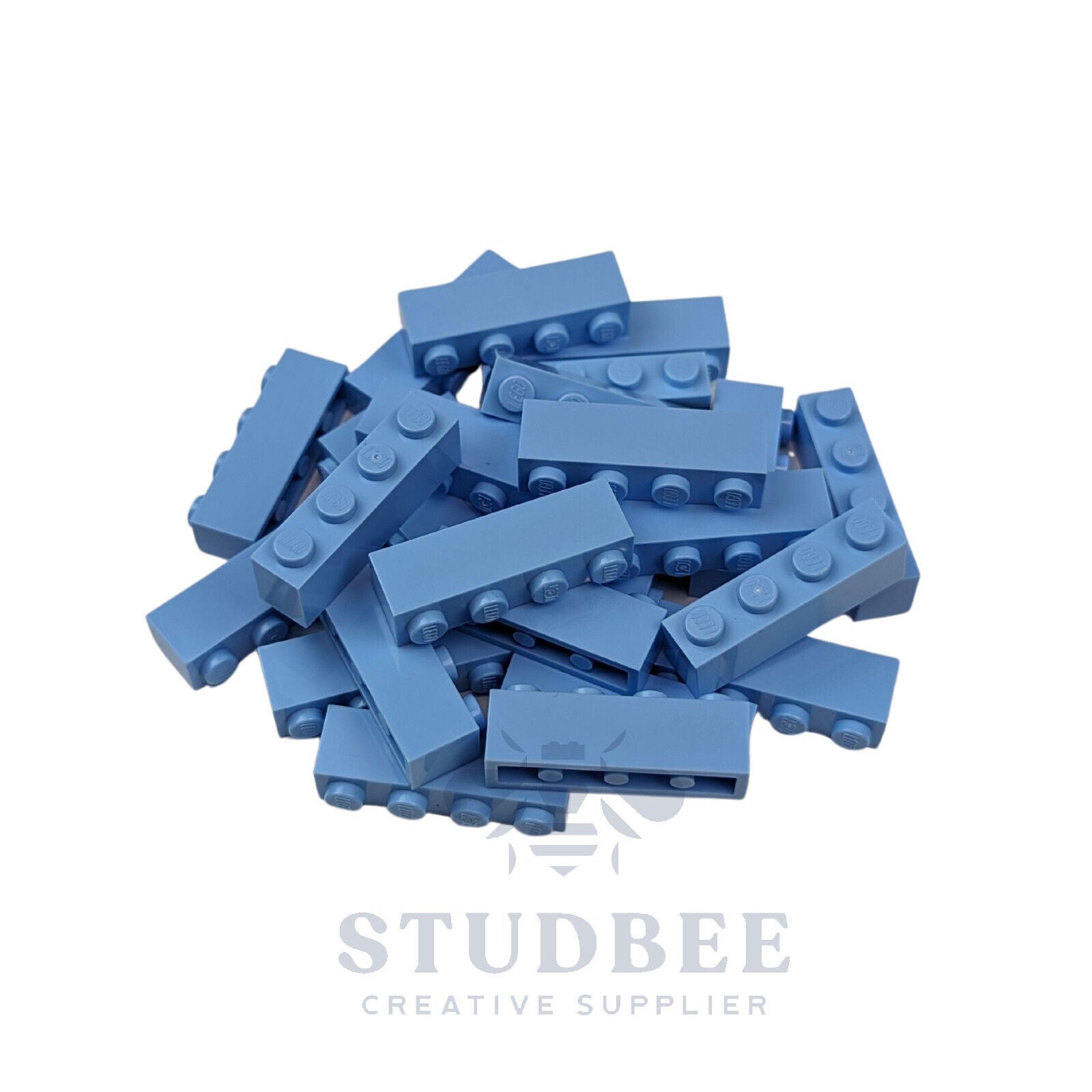 NEW LEGO  - 1 x 4 Brick - # 3010 - 25 Pieces - Multiple Colors - StudBee