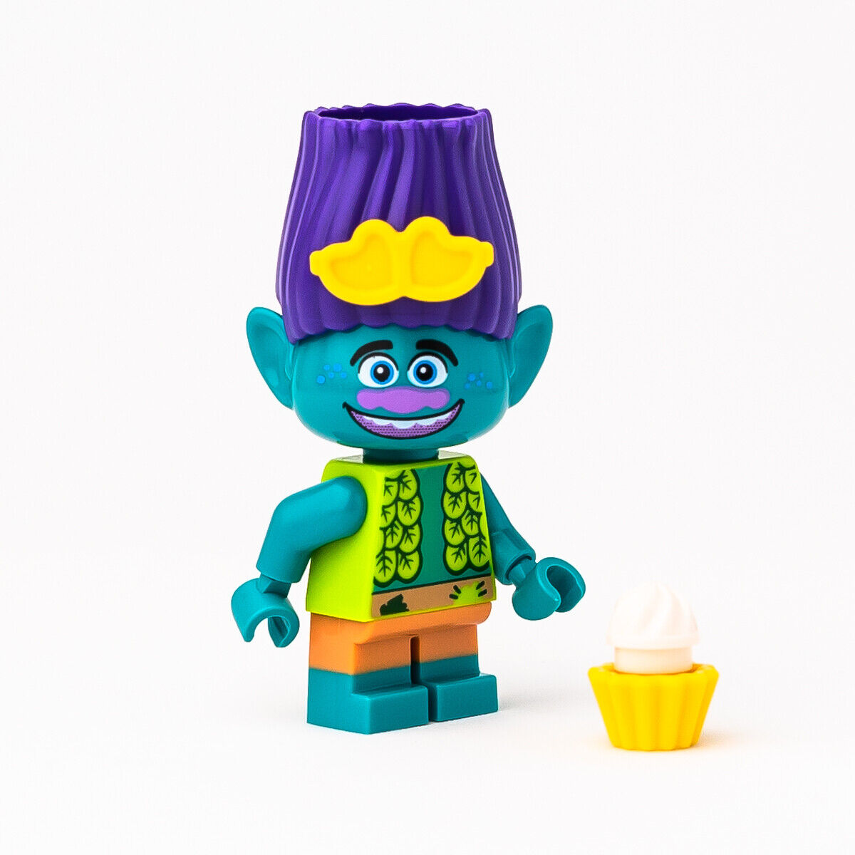 New LEGO Branch Minifigure w/ Accessories - Trolls World Tour - 41255 (twt014) - StudBee