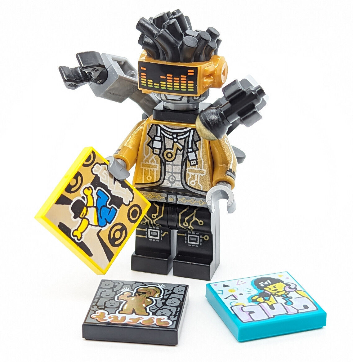 NEW Lego Vidiyo Minifigure - HipHop Robot (vid014) Beatbox DJ 43107 - StudBee