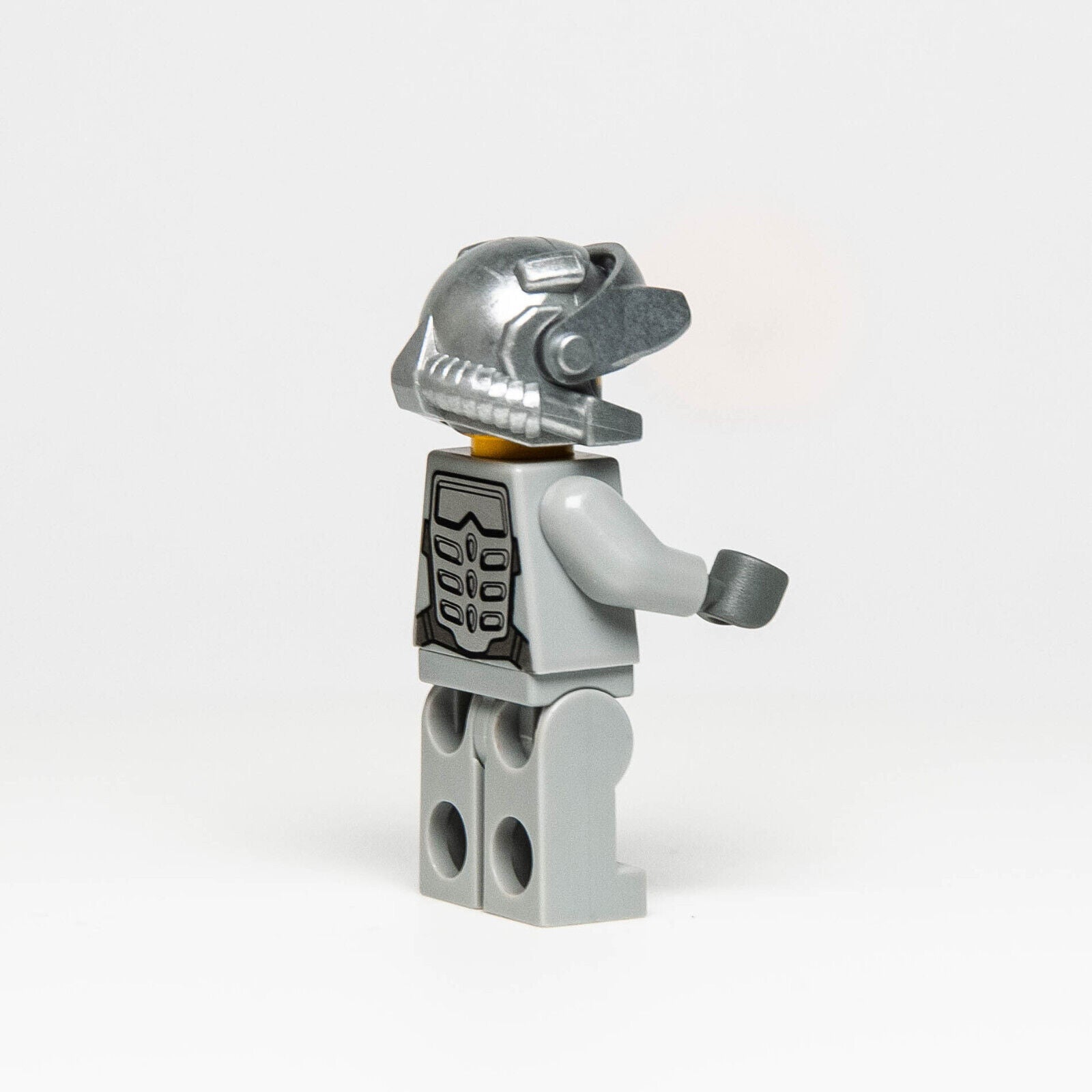 Lego Power Miners Minifigure - Duke, Gray Outfit (pm031) 8191 Lavatraz Miner - StudBee
