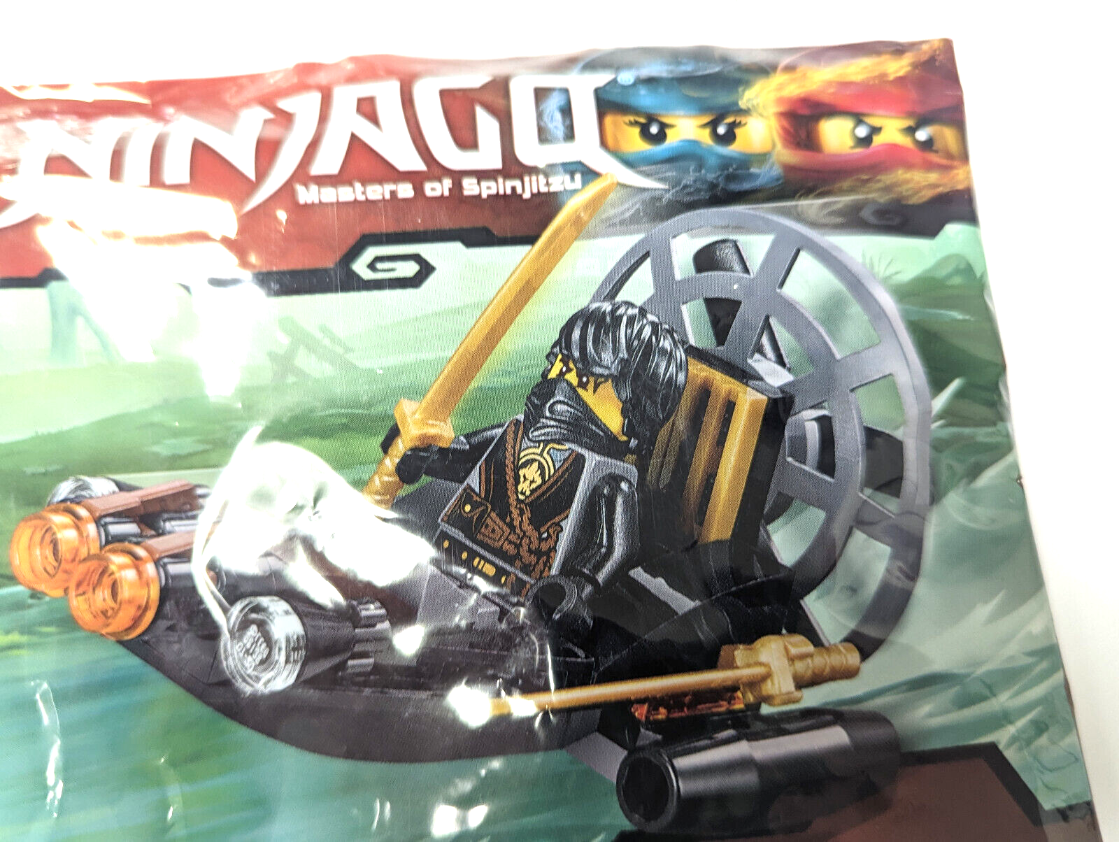 New LEGO Ninjago Hands Time: Stealthy Swamp Airboat Polybag 30426 (njo304) Cole - StudBee