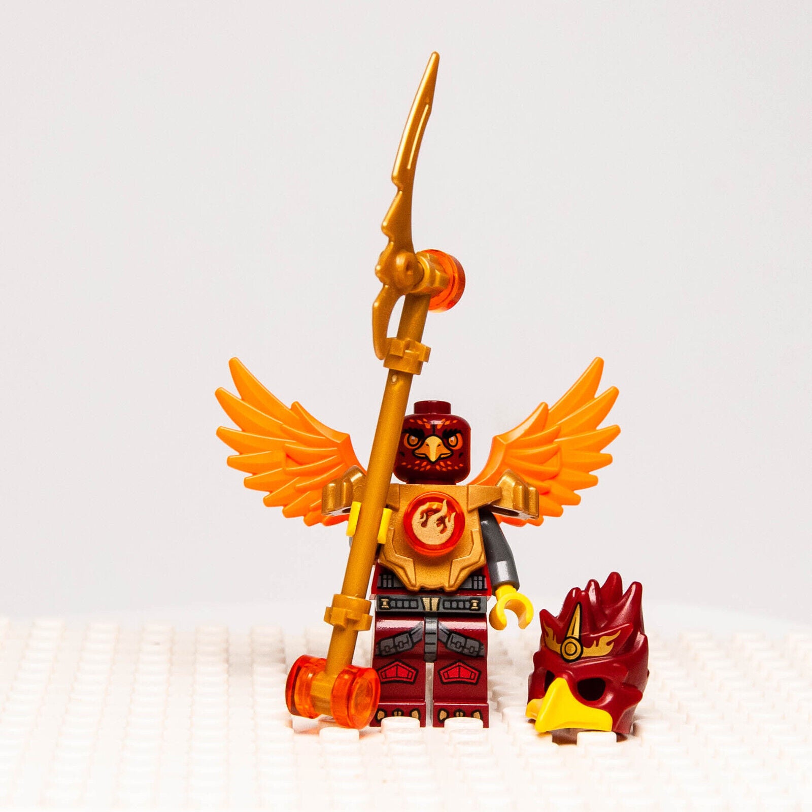 Lego Chima Minifigure - Foltrax  (loc076) Phoenix Fire Temple 70146 - StudBee