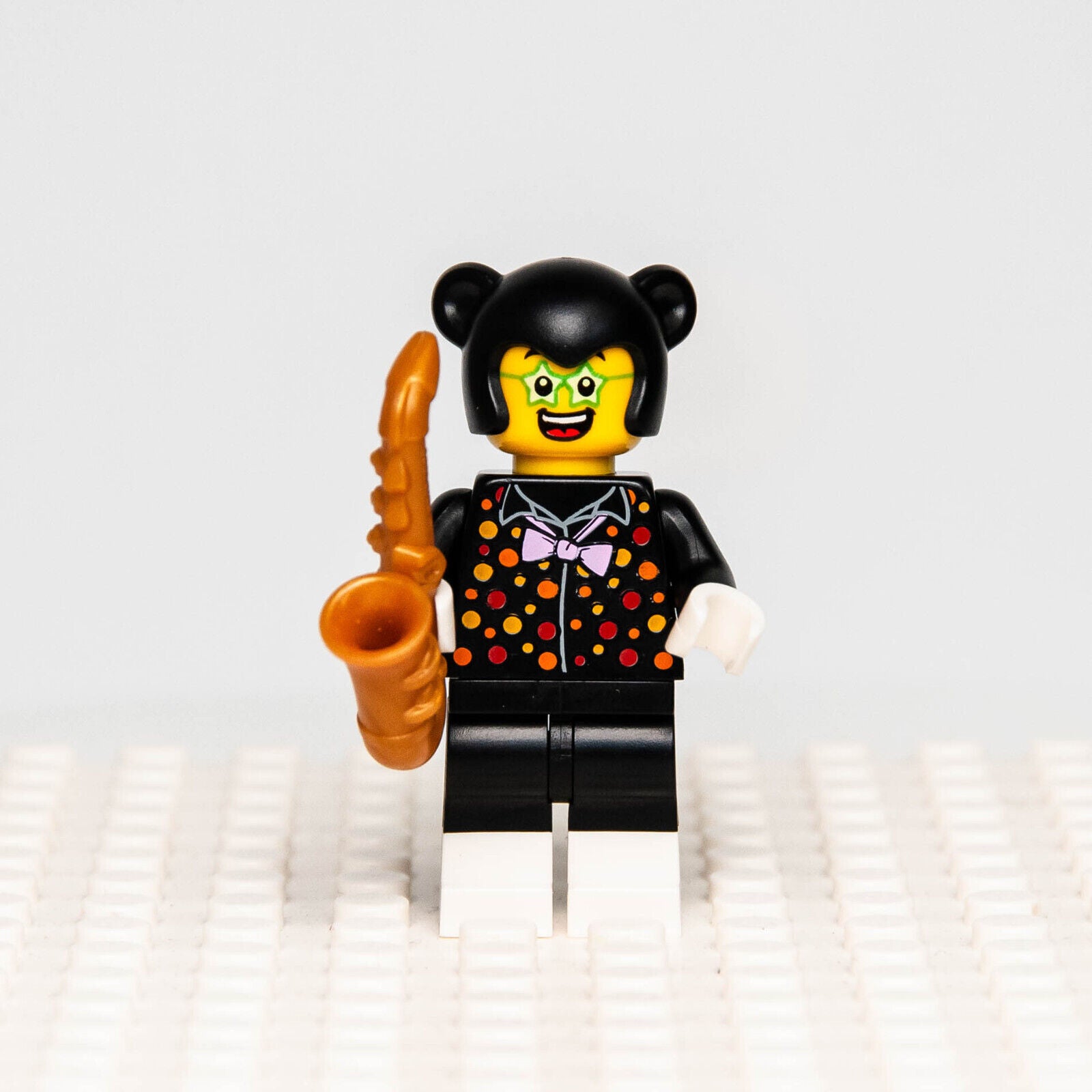 New Lego BAM 2023 Minifigure Halloween Party Black Cat Girl Costume Sax (blk - StudBee