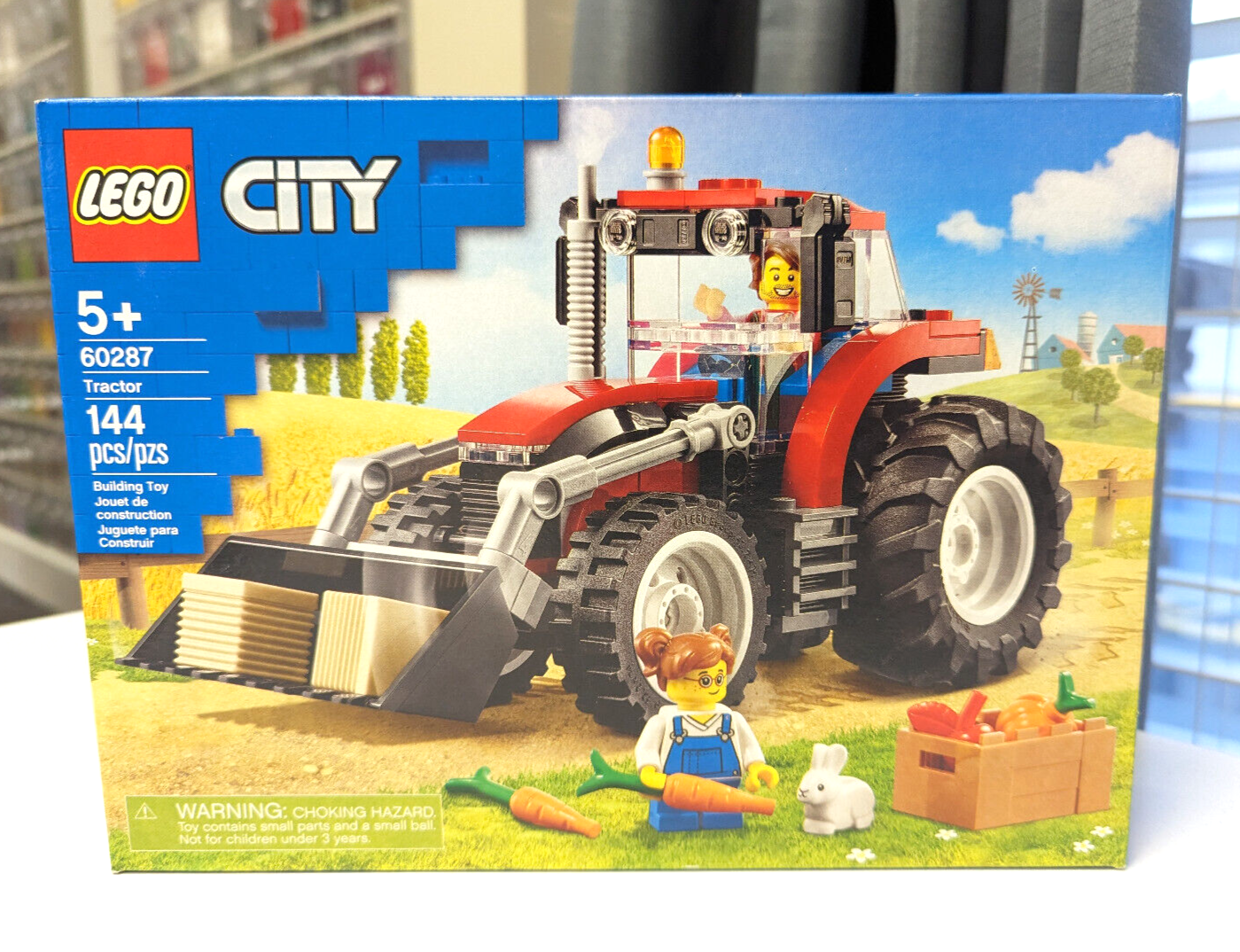 LEGO CITY: Tractor (60287) Farmer Overalls Child Garden - StudBee