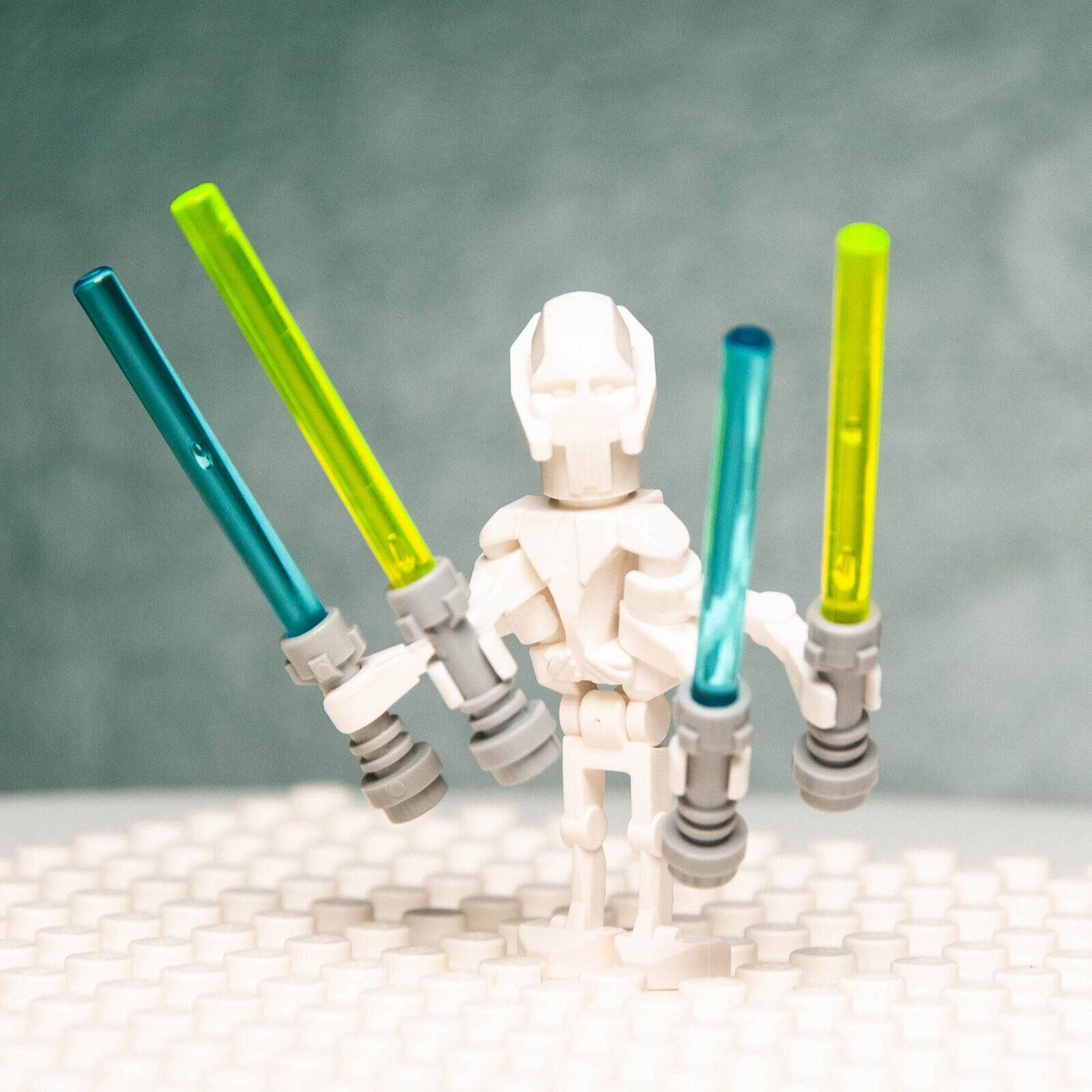 Lego Star Wars Minifigure - General Grievous, Straight (sw0134a Lightsabers 7656 - StudBee