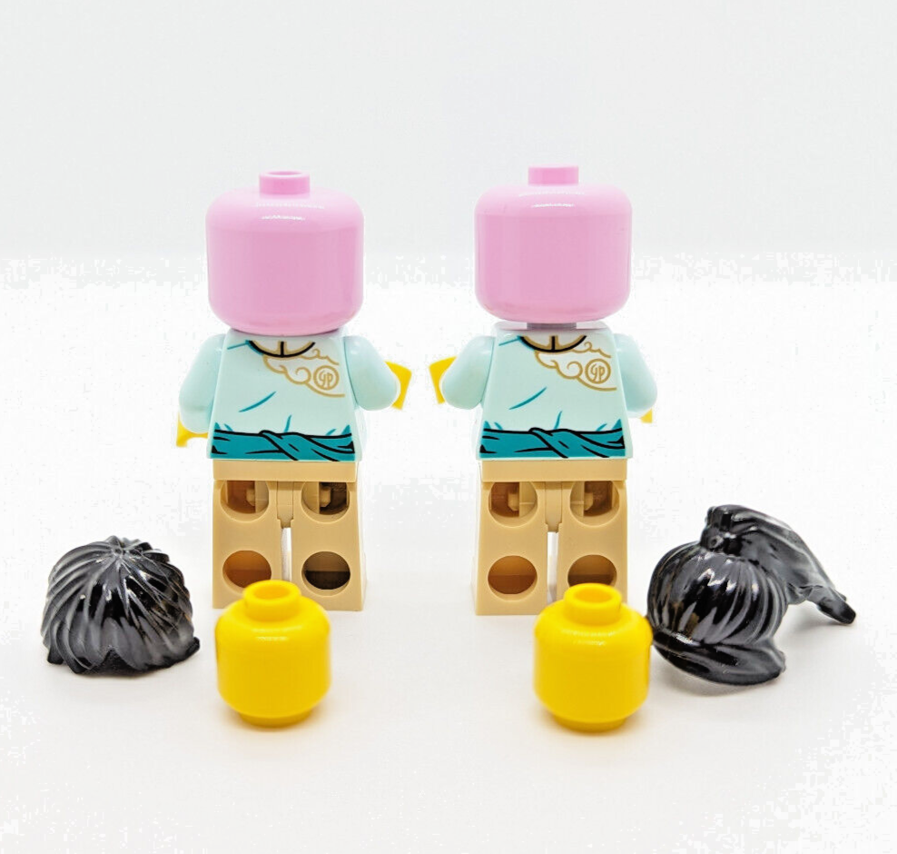 (Lot of 2) LEGO Chinese Lunar New Year Minifigures: Parade Participants 80111 - StudBee