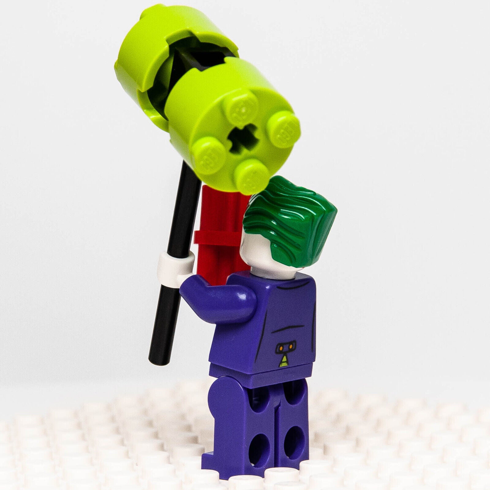 Lego Batman II Minifigure - The Joker w/ Lime Green Vest (sh005) - StudBee