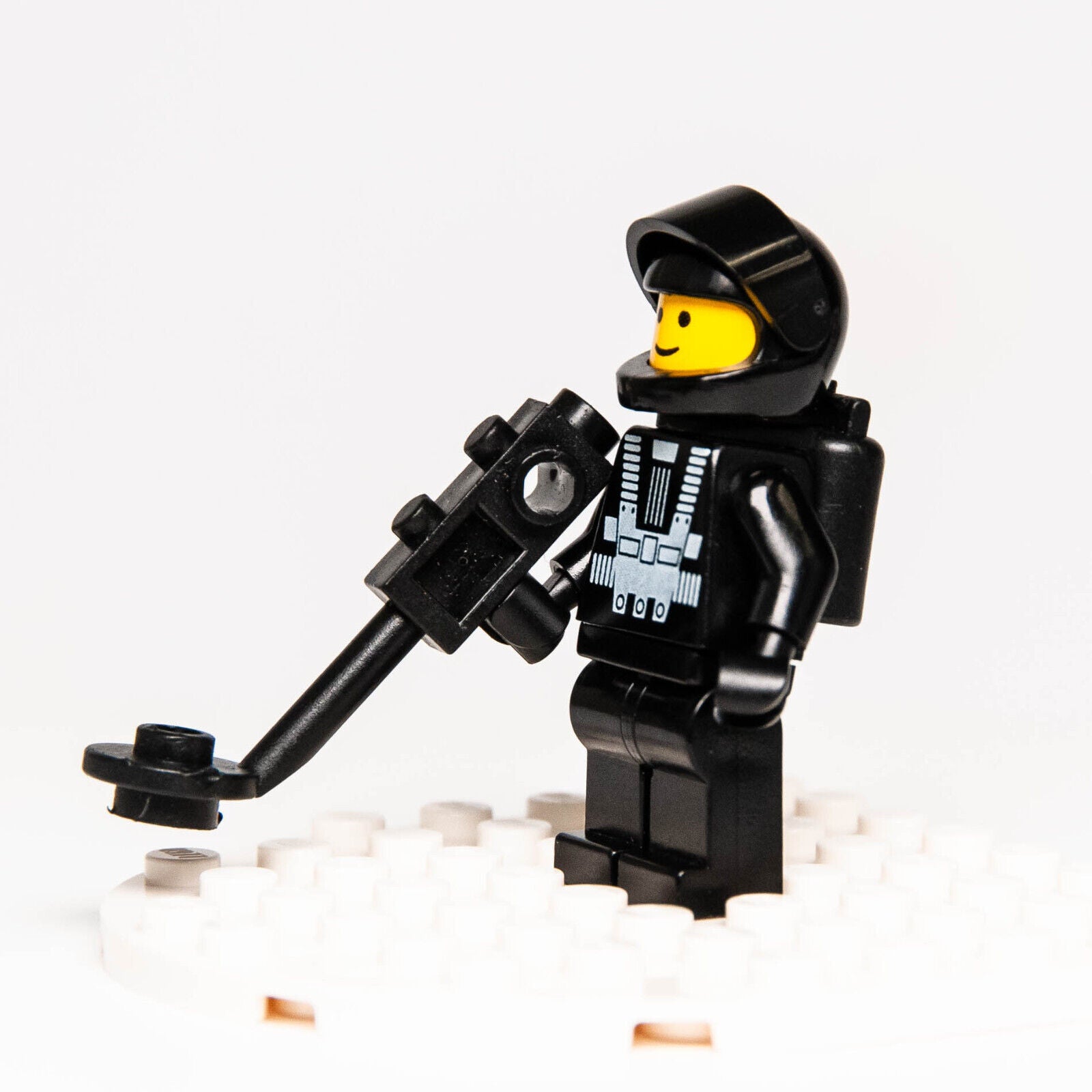 LEGO Vintage Space Minifigure - Blacktron 1 (sp001) Spaceman - StudBee