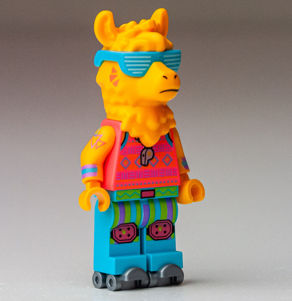 NEW Party Llama w/ Skates - BeatBox 43105 LEGO Vidiyo Minifigure (vid004a) - StudBee