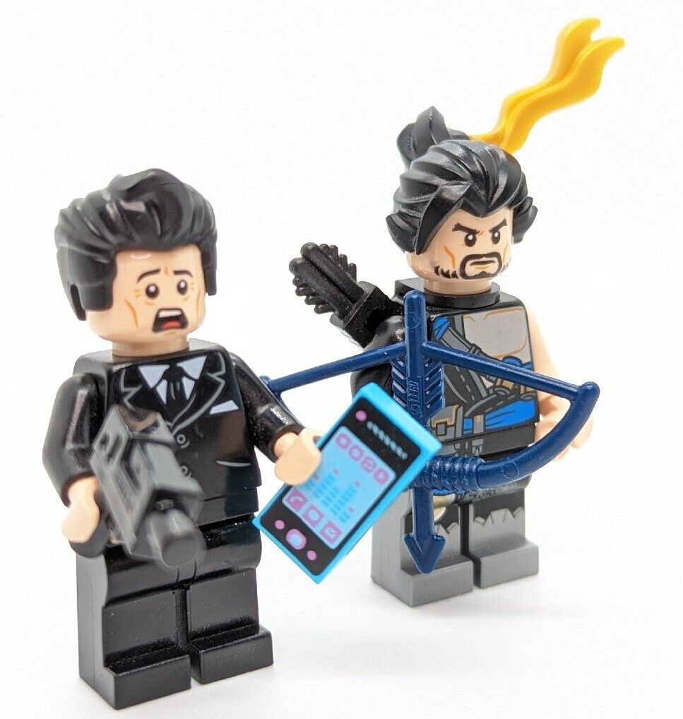 LEGO Overwatch 75971 Minifigure Lot - Hanzo (OW003) & Shimada Henchman (OW005) - StudBee
