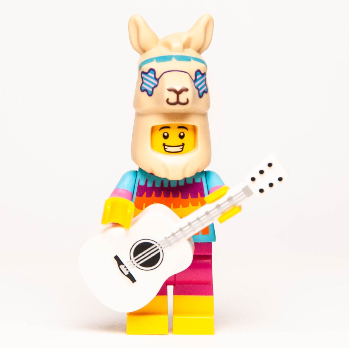 New LEGO BAM 2024 Minifigure - Pinata Llama Costume Suit Girl w/ Guitar - StudBee