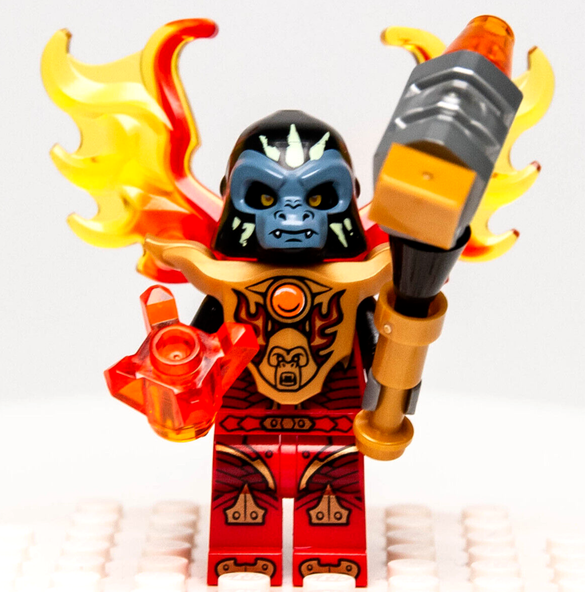 LEGO Chima Minifigure - Gorzan Armor Breastplate, Flame Wings (loc131) LEGO Chima Minifigure - Gorzan Armor Breastplate, Flame Wings (loc131)