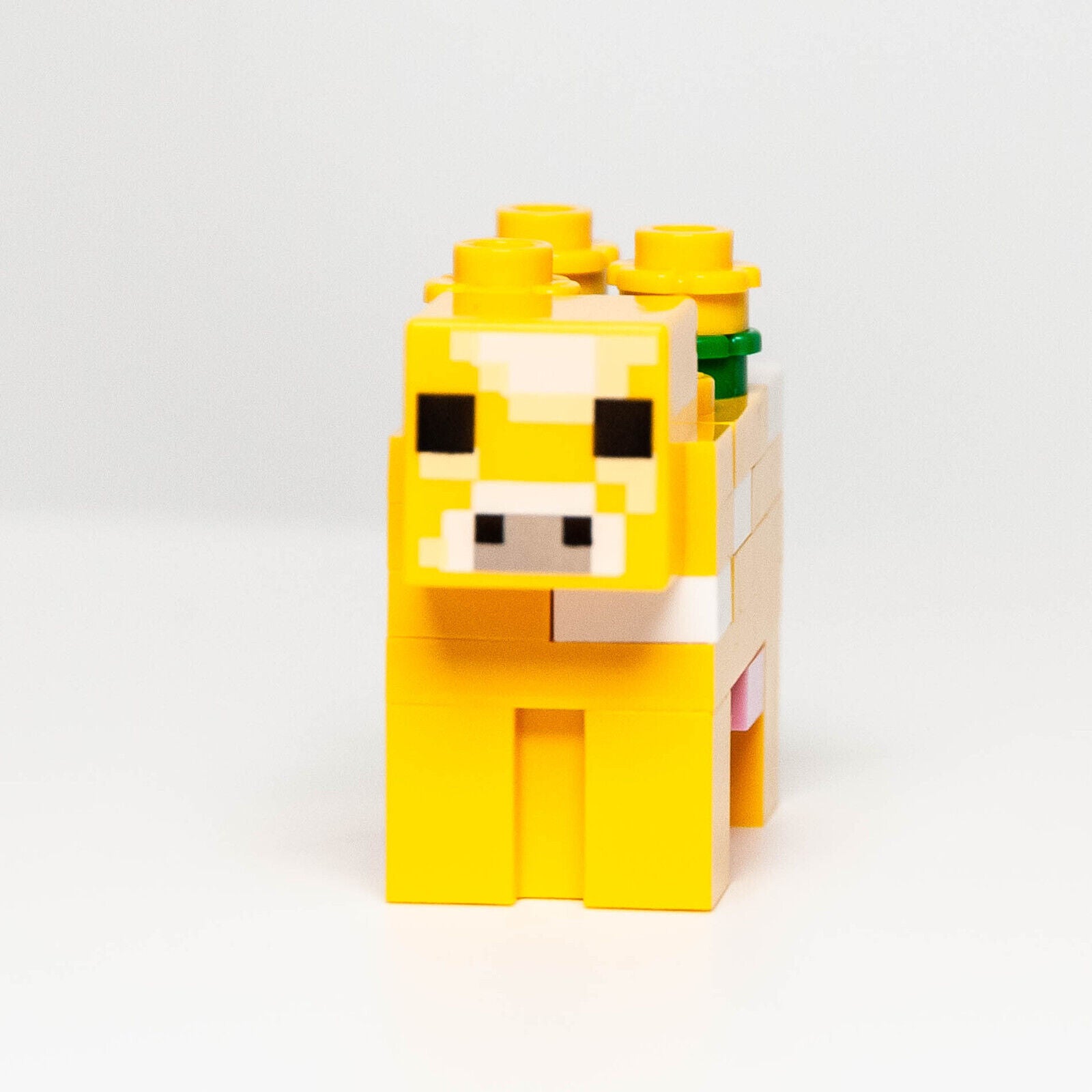 New Lego Minecraft Yellow Cow Moobloom Brick Built Minifigure 21169 (m