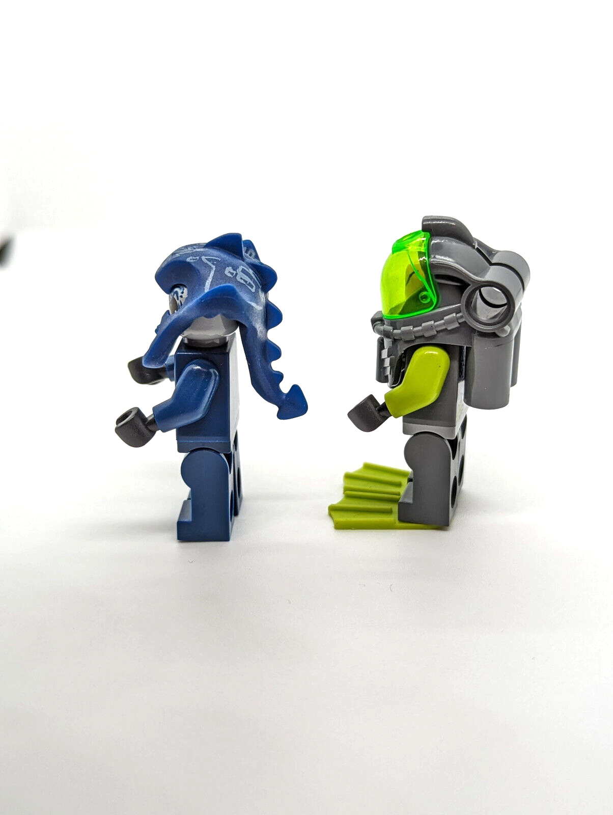 Lego Atlantis Minifigure Manta Warrior (atl003) & Ace Speedman (atl005) 8077 - StudBee