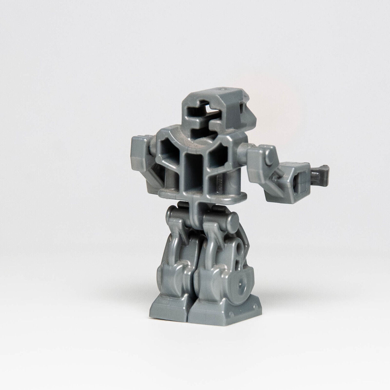 Lego Exo Force Minifigure - Devastator Pearl Light Gray Robot (exf018) 8108 7713 - StudBee