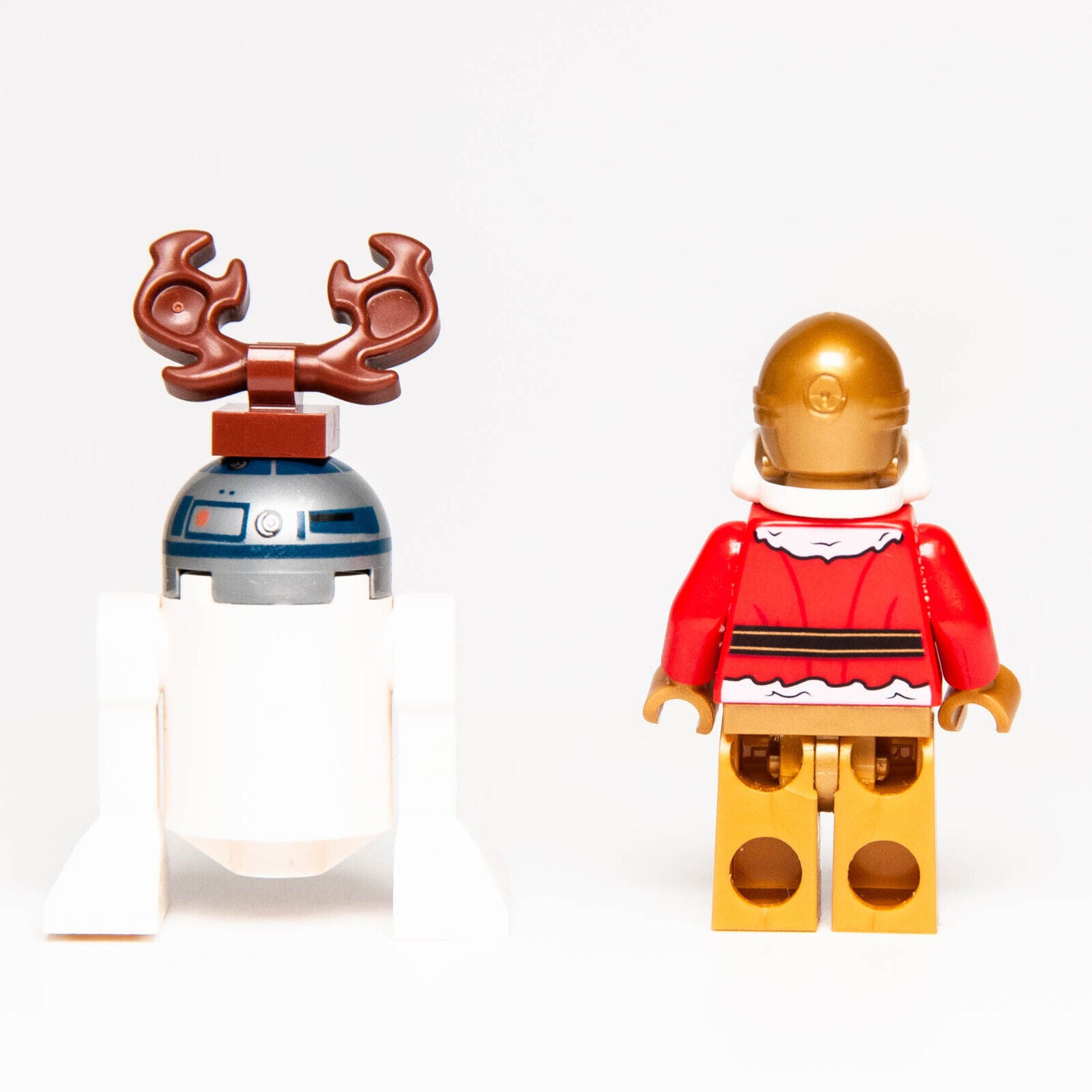 LEGO Star Wars Minifigures: Santa C-3PO, Reindeer R2-D2 75097 Christmas) (sw0680 - StudBee