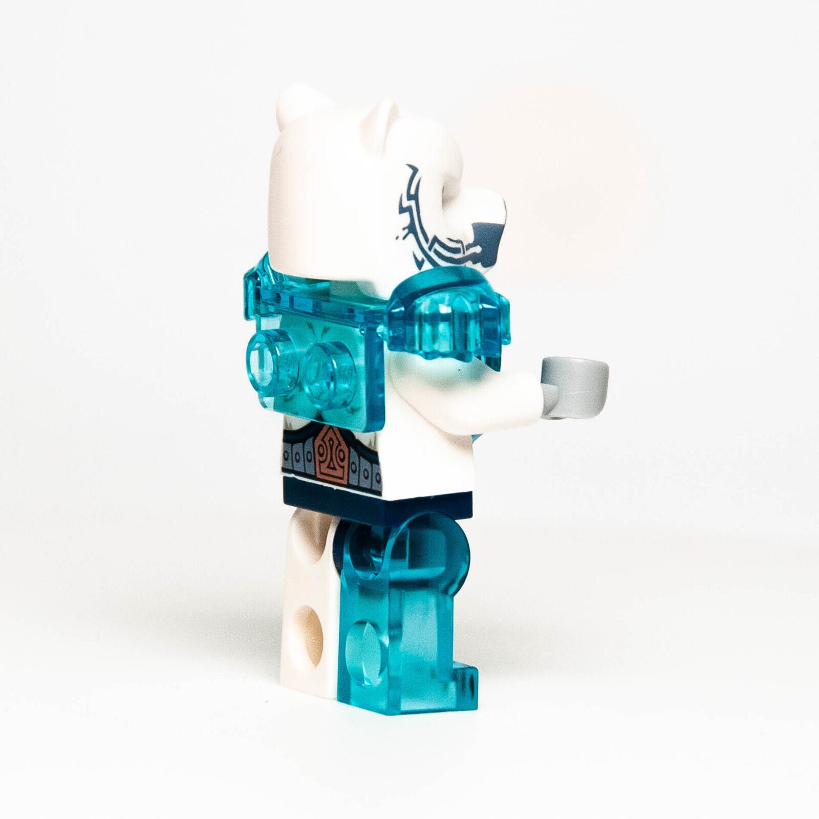 Lego Chima Minifigure - Iceklaw Heavy Armor (loc147) Ice Bear, Book Exclusive