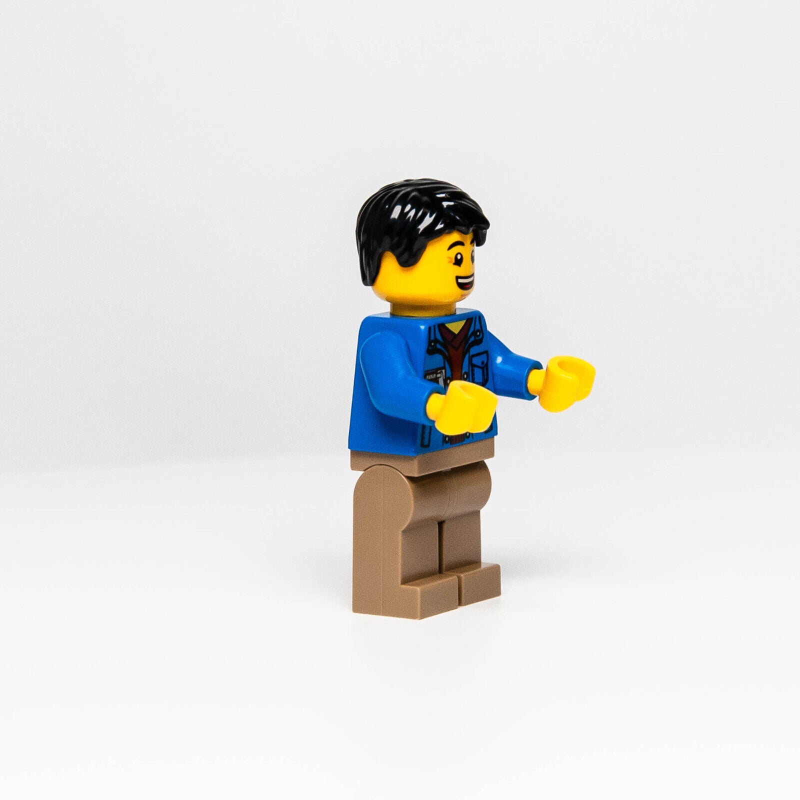 LEGO Minifigure Man, Blue Jacket, Chinese New Year 80108 (hol282) - StudBee