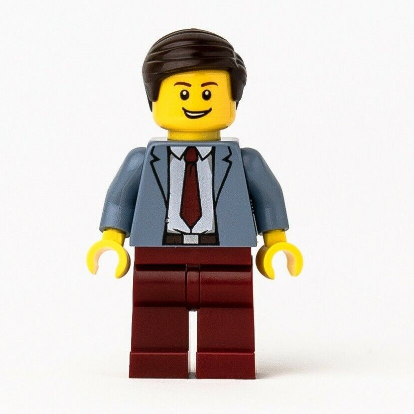 New LEGO Office Worker Minifigure - Iconic Brick Calendar - 40172 (twn