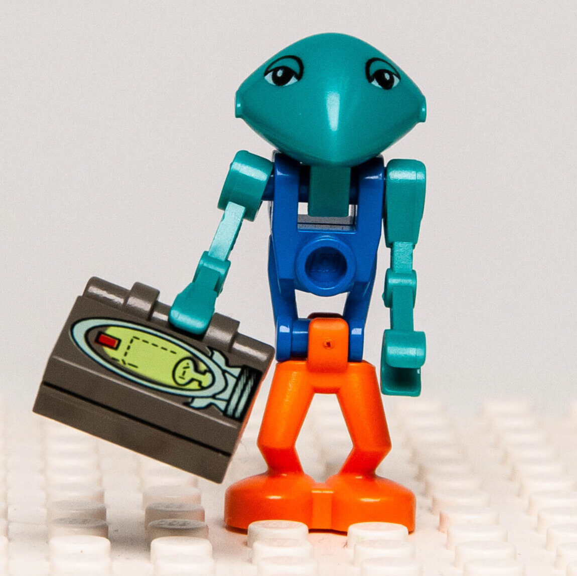 LEGO LoM Minifigure - Martian w/ Blue Body (lom018) Life on Mars Alien LOM - StudBee