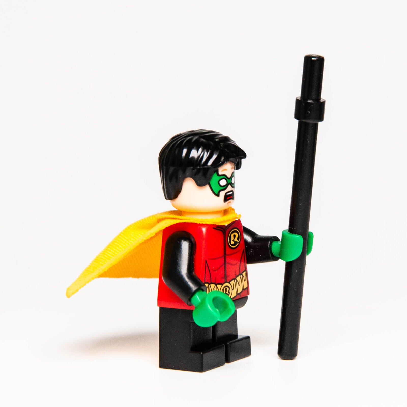 LEGO DC Minifigure - Robin w/ Green Hands 76013 sh091 Joker Steam Roller - StudBee