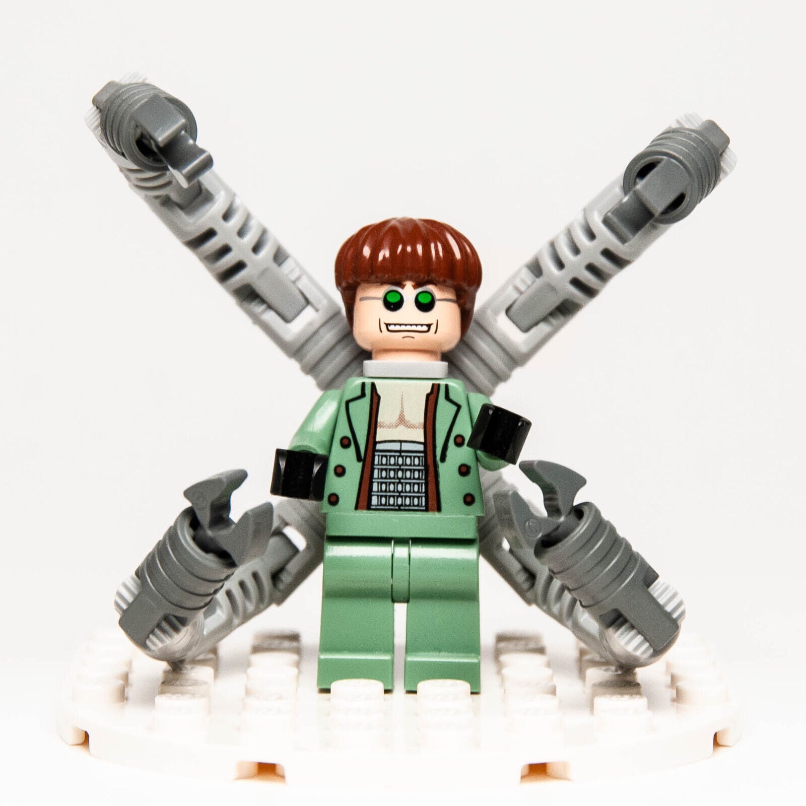 Lego Dr. Octopus (Otto Octavius) / Doc Ock, Sand Green (spd015) 4856 - StudBee