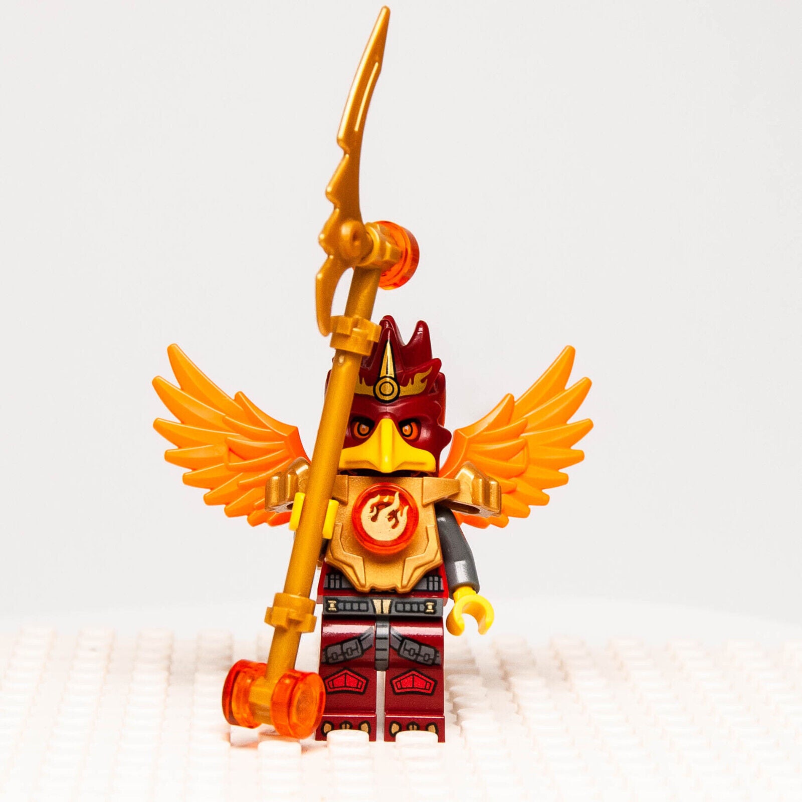 Lego Chima Minifigure - Foltrax  (loc076) Phoenix Fire Temple 70146 - StudBee