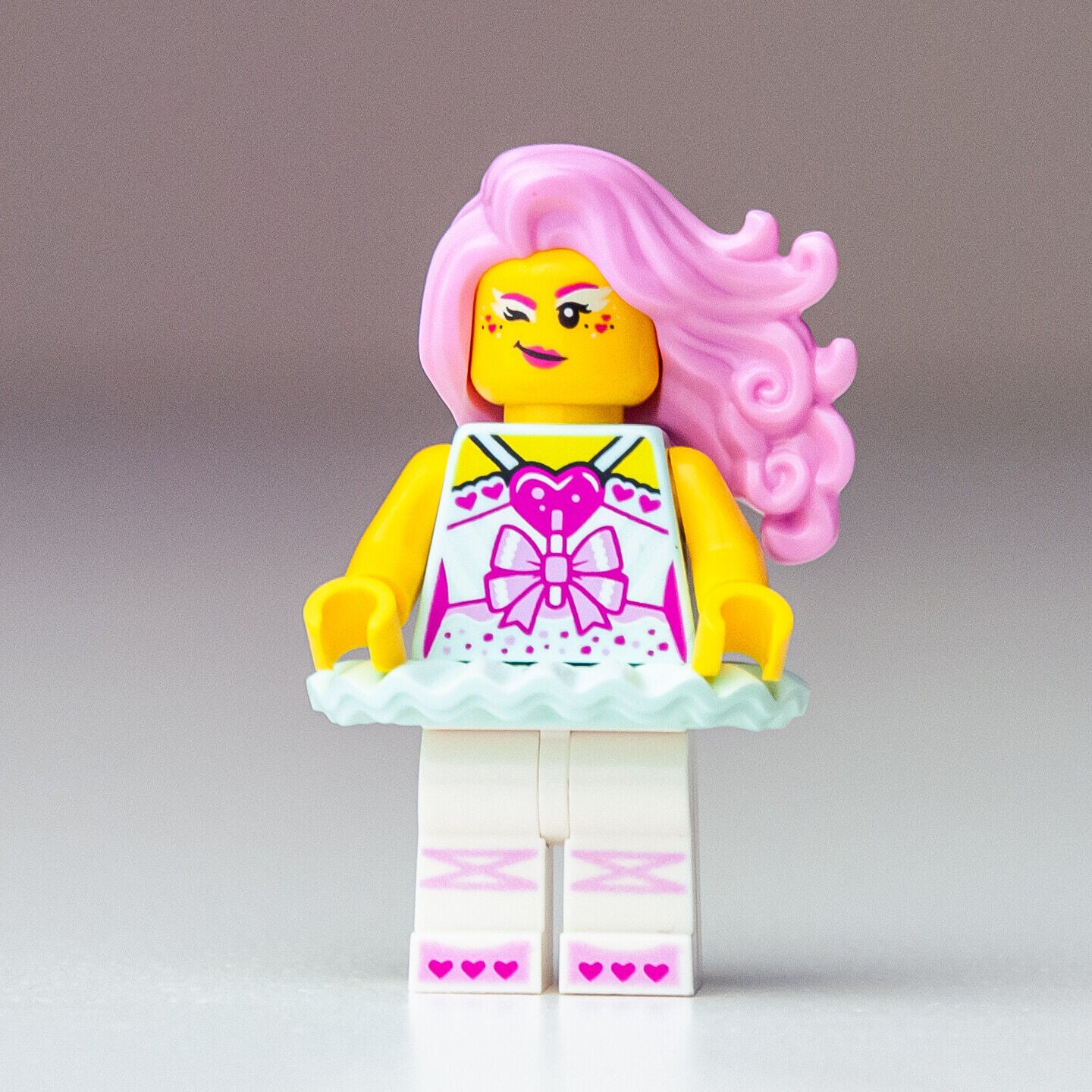 New LEGO Pink Ballerina Vidiyo Minifigure: Candy Castle Stage 43111 (vid021) - StudBee