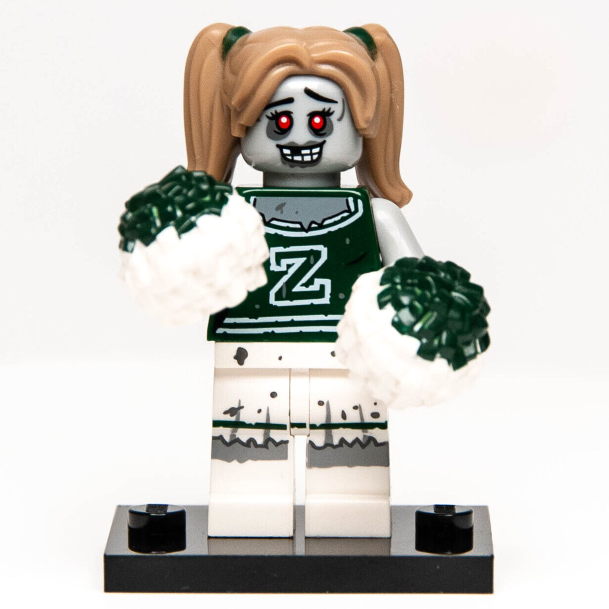 New Lego CMF Series 14 Minifigure - Zombie Cheerleader 71010 Pom Poms (col14-8) - StudBee