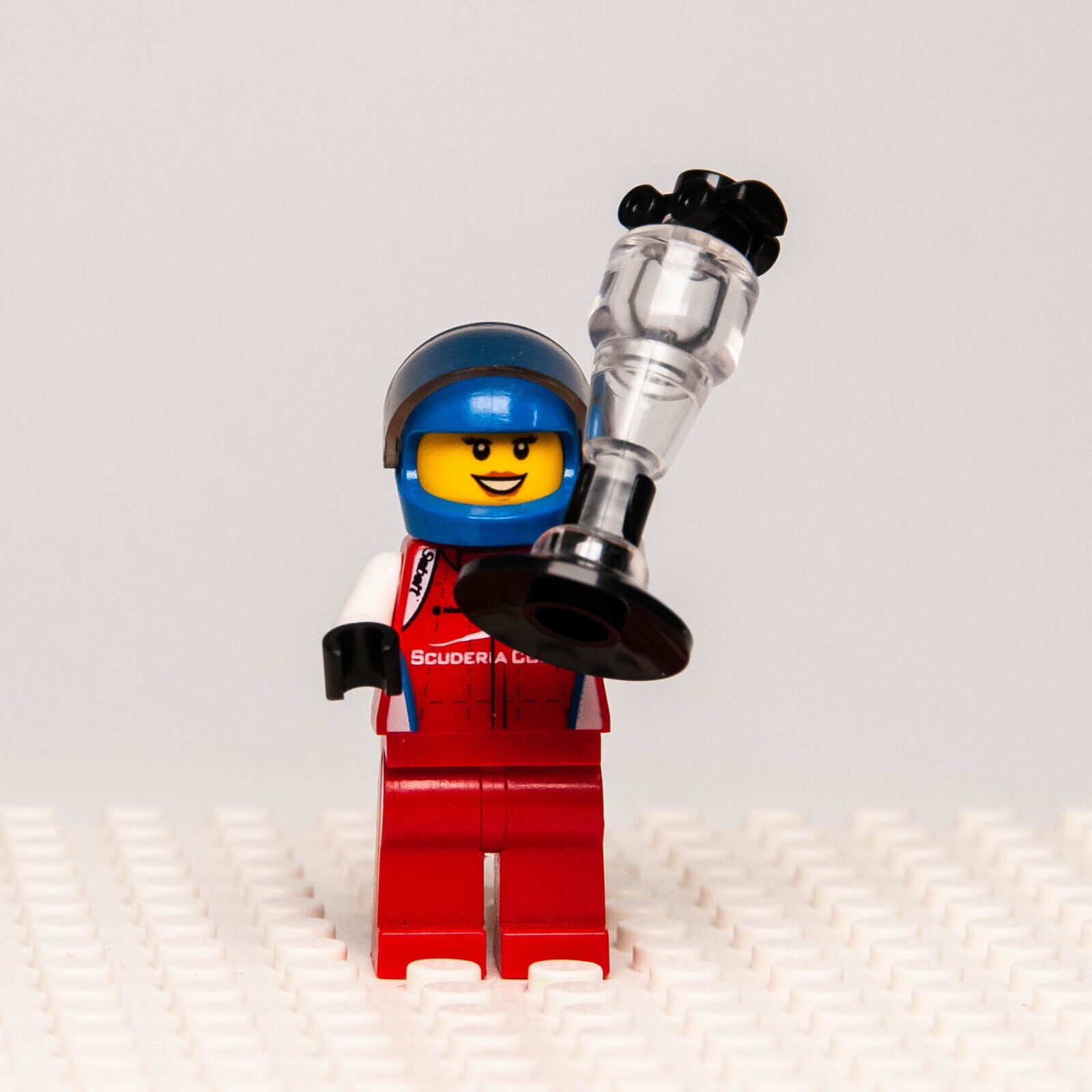 Lego Speed Champions Minifigure -  Ferrari 488 GT3 Scuderia Corsa Driver (sc056) - StudBee