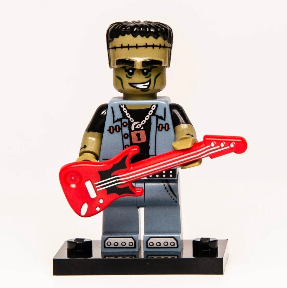 New LEGO Monsters CMF Series 14 - Rocker Frankenstein (col14-12) 71010 (blk - StudBee