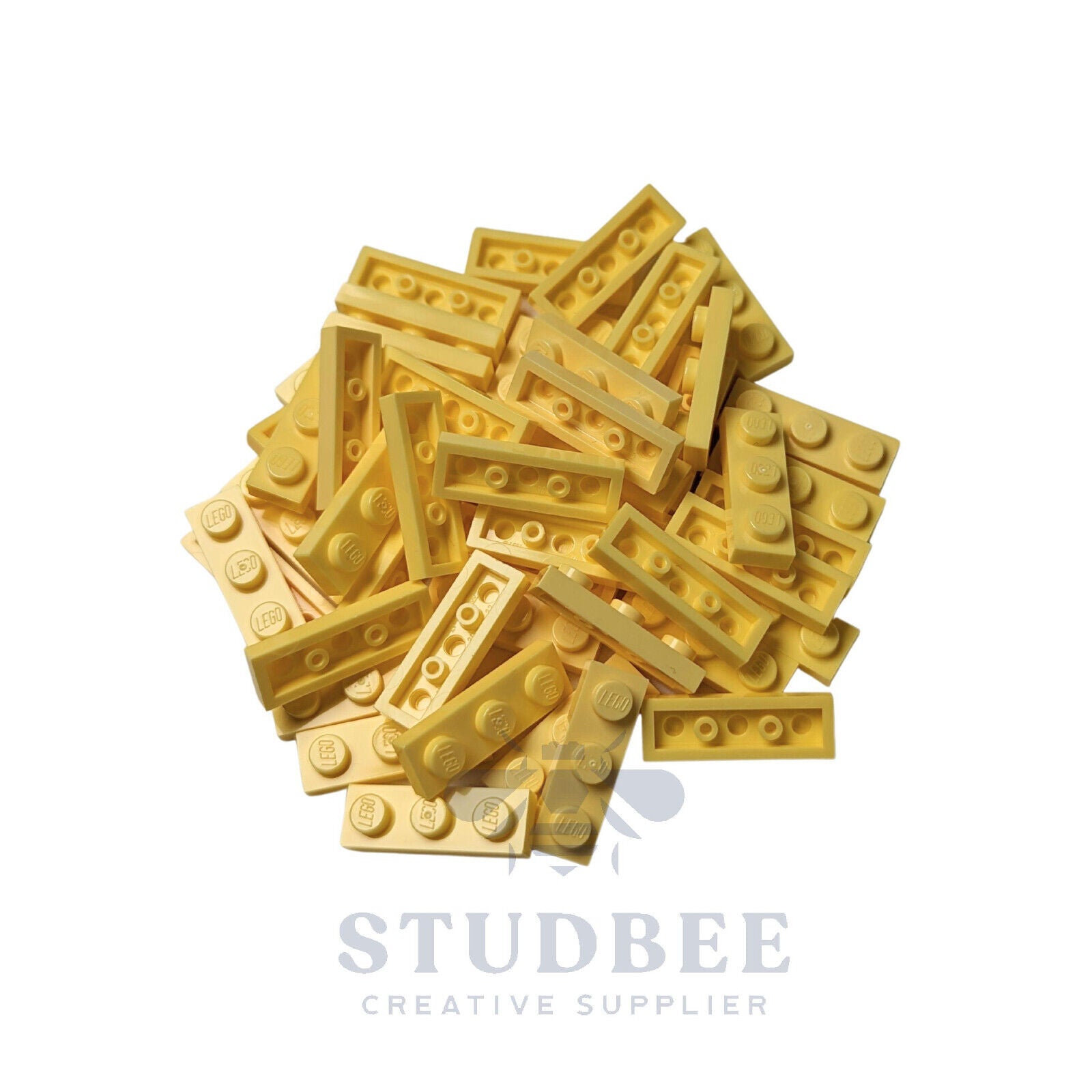 NEW LEGO  - 1 x 3 Plate - #3623 - 50 Pieces - Multiple Colors - StudBee