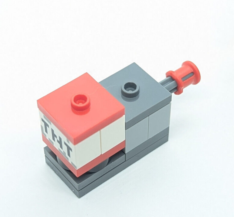 New LEGO Minecraft Orange Hero Minifigure & TNT Launcher 662406 Golden Knight - StudBee